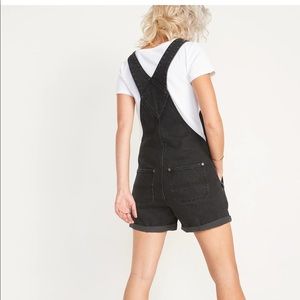 Black Short Overalls
